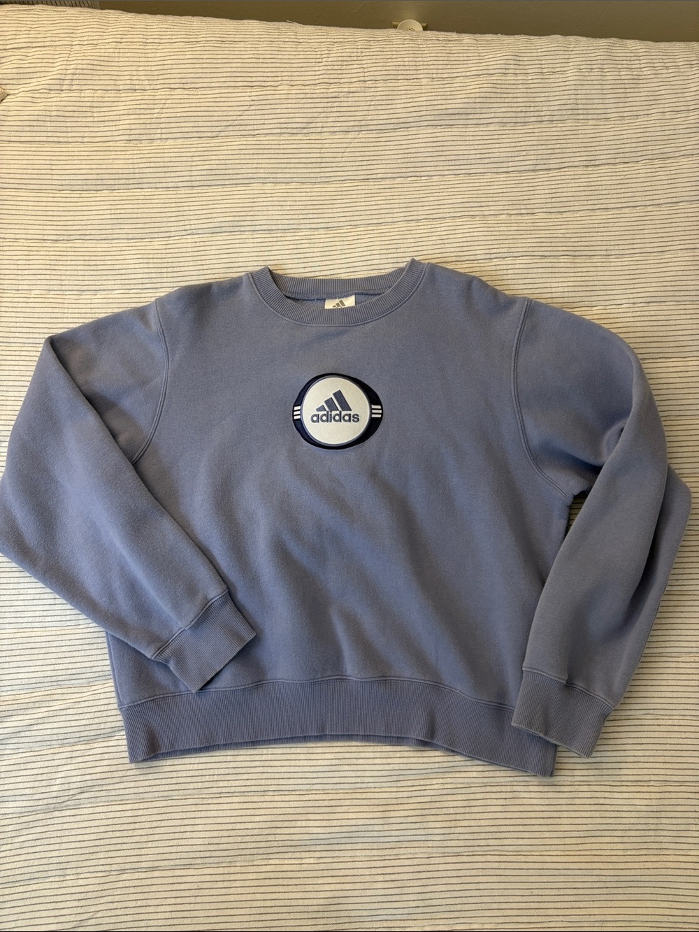 Vintage Adidas Lavender Crewneck Sweatshirt (2002)